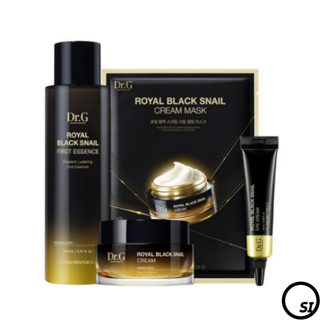 【ギフトセット】ロイヤルブラックスネイルスペシャルセット (エッセンス165ml+クリーム50ml+アイクリーム10ml+マスクパック1ea)