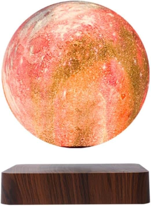 SOLLENT 磁気浮上 月ライト 浮遊 3Dプリント 月ランプ 自動回転 リモコン付