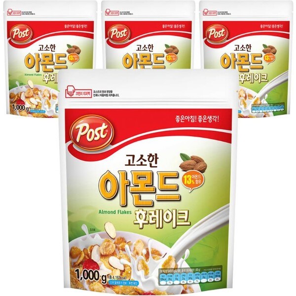 ポスト 香ばしいアーモンドフレーク 1000g 4個