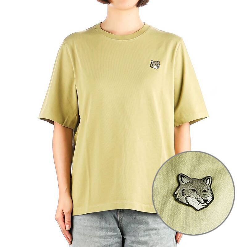 レディース ボールドフォックス ヘッド 半袖Tシャツ (MW00127KJ0119 CANVAS) 24SS