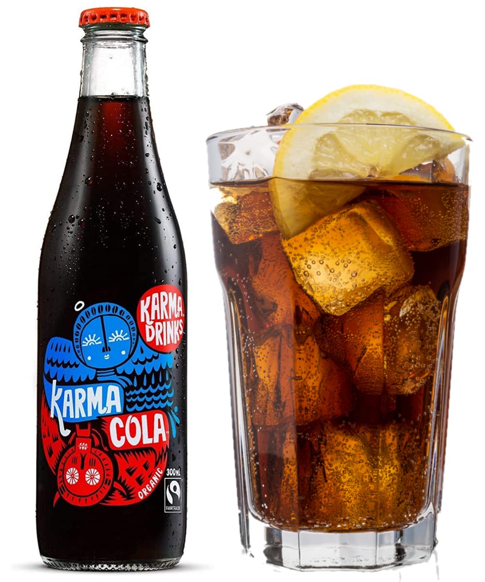 健康生活 コーラナッツから作られた本格派コーラ 15本セット Karma Cola(カーマコーラ) 防腐剤人工甘味料添加物一切使用なし サトウキビ バニラビーンズが主原料 Kia Ora