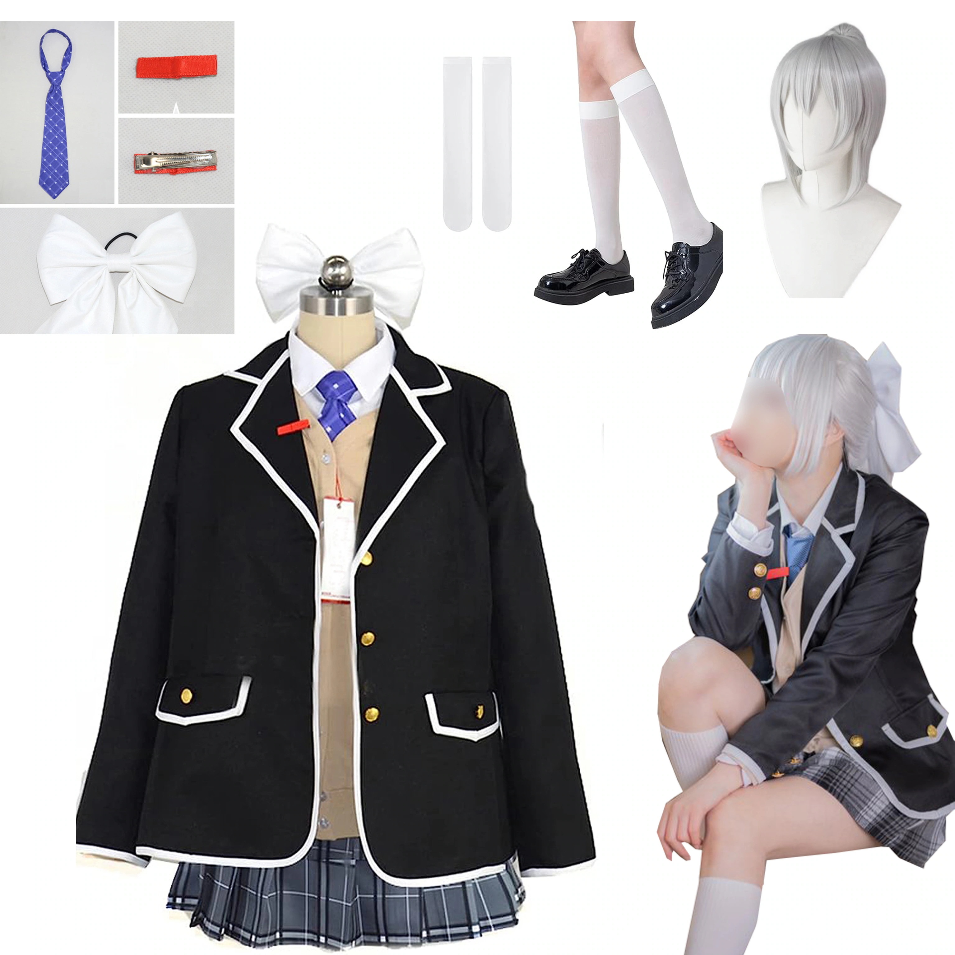 【2点購入で100円オフ】【全シリーズ発売中】 【値引き中】ウィッグ 学園祭 文化祭 撮影 クリスマス コスプレハロウィン 可愛い コスプレ服 コスプレ衣装 コスプレ 衣装 制服 ひぐちかえで コスプ