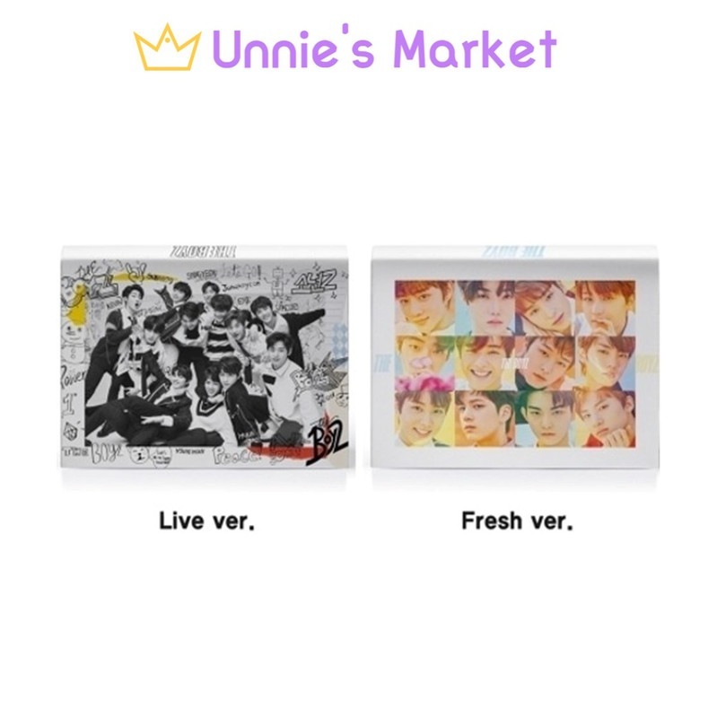 [SET(2EA)] THE BOYZ [THE FIRST] Debut Mini Album + Free Photocard(fan-made) 1EA