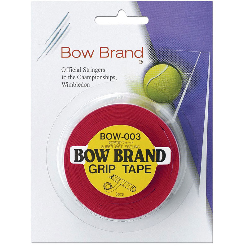 【ロット販売：入り数6】 KIMONY(キモニー) BOW プログリップ テニス グッズ その他 (kgt157-rd)