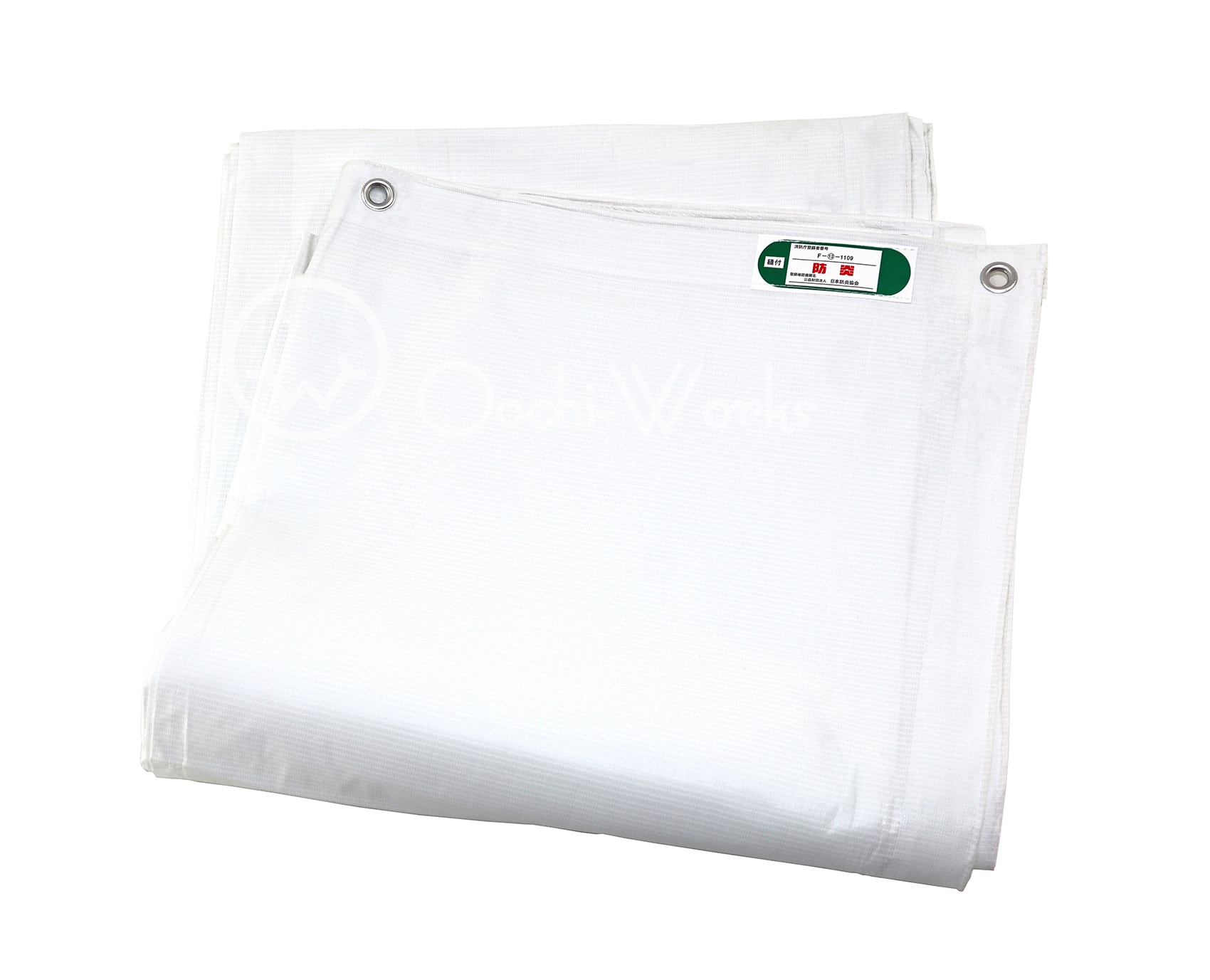 白防炎シート 3.6ｍｘ5.4ｍ 5枚組 厚み0.27ｍｍ 防炎シート 建設シート 養生シート 8,265円