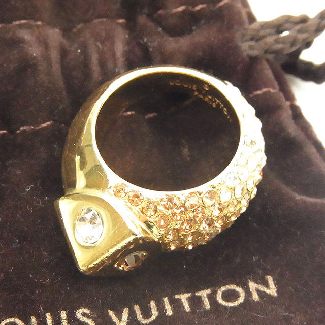 指輪 リング アクセサリー トランキーズ 99.5号 スワロフスキー付き ゴールド系 中古 26,302円