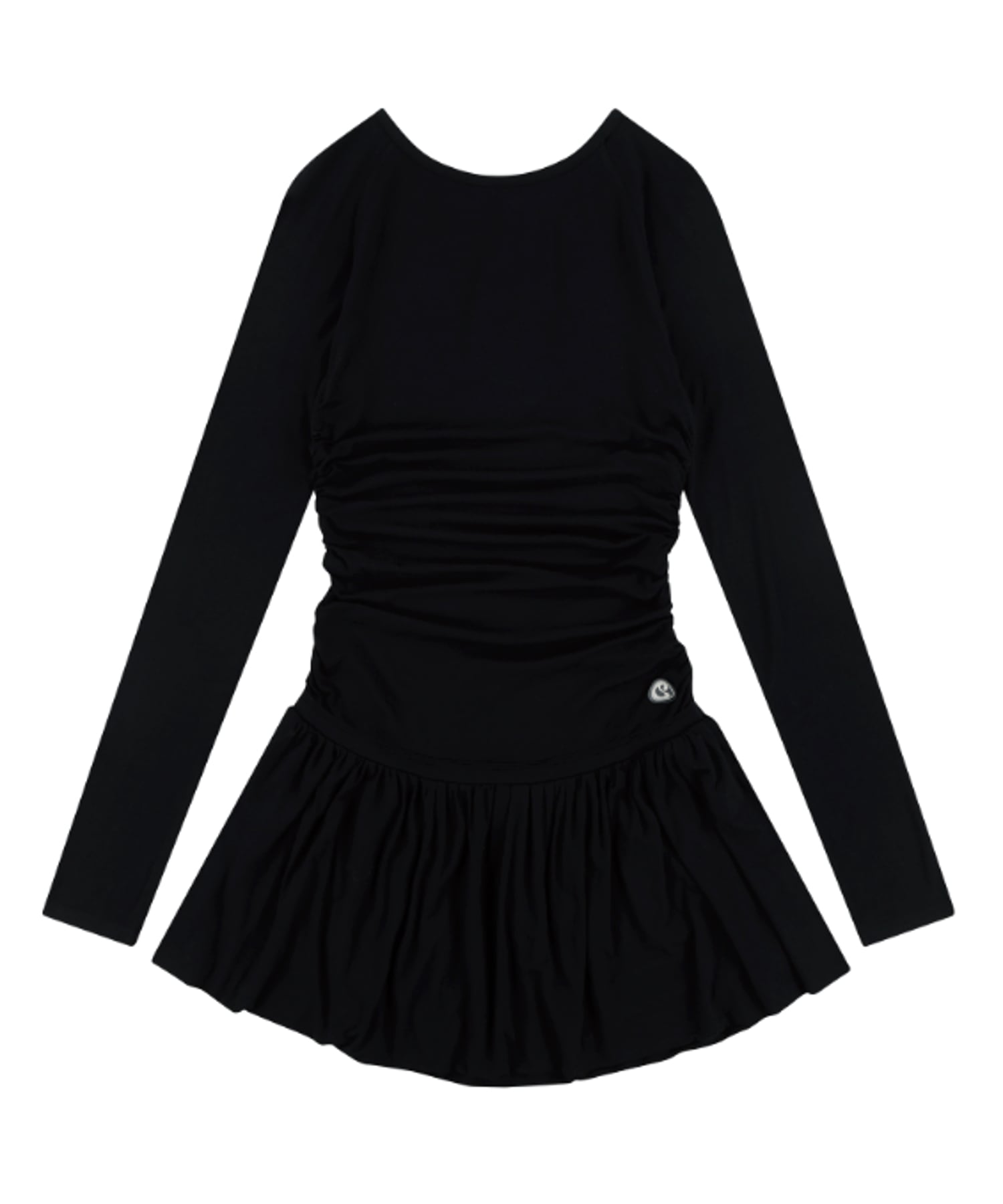 【COYSEIO】 DRAPING DRESS : BLACK