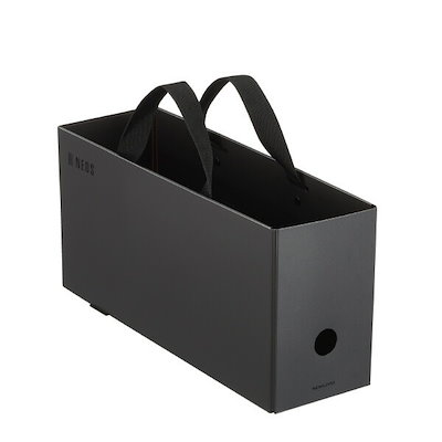 他サイト： コクヨ　キャリーボックスハーフ NEOS(ネオス) ブラック　A4PHNELFMDの商品画像