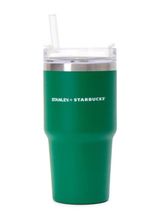 最終値下【新品送料込】スタバ×スタンレー コラボタンブラー テラコッタグリーン 3WAYステンレスタンブラーSTANLEYミントグリーングラデーション