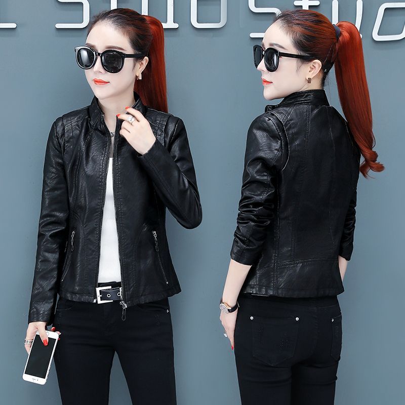 新品 大人気 レザージャケット ライダース 革ジャン レディース バイクジャケット 立ち襟 ダブル シングル 防寒 防風 アウター 合革 フェイクレザー