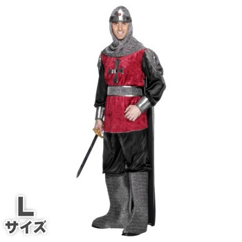 コスプレ 仮装 中世騎士 大人用 L 【 メンズ パーティーグッズ 剣士 衣装 余興 ハロウィン 戦士 コスチューム 男性用 】 10,221円