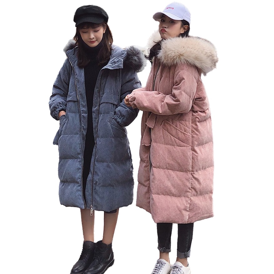 ロングダウン　レディース　ファー　ジャケット　ダウンコート　冬服　オーバーサイズ　コールテン 韓国 5,314円