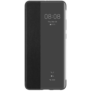 P40 PRO SMART VIEW FLIP COVER スマホケース 手帳型 純正品 ブラック