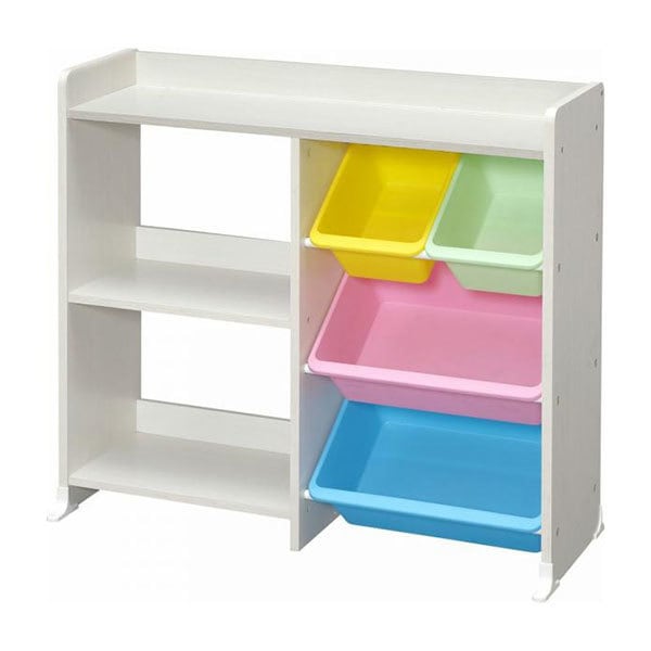 HTHR-34 パステル [本棚付トイハウスラック] メーカー直送