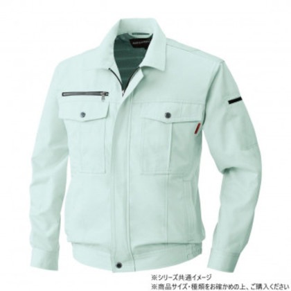 桑和 6113 長袖ブルゾン Sサイズ モスグリーン(107)