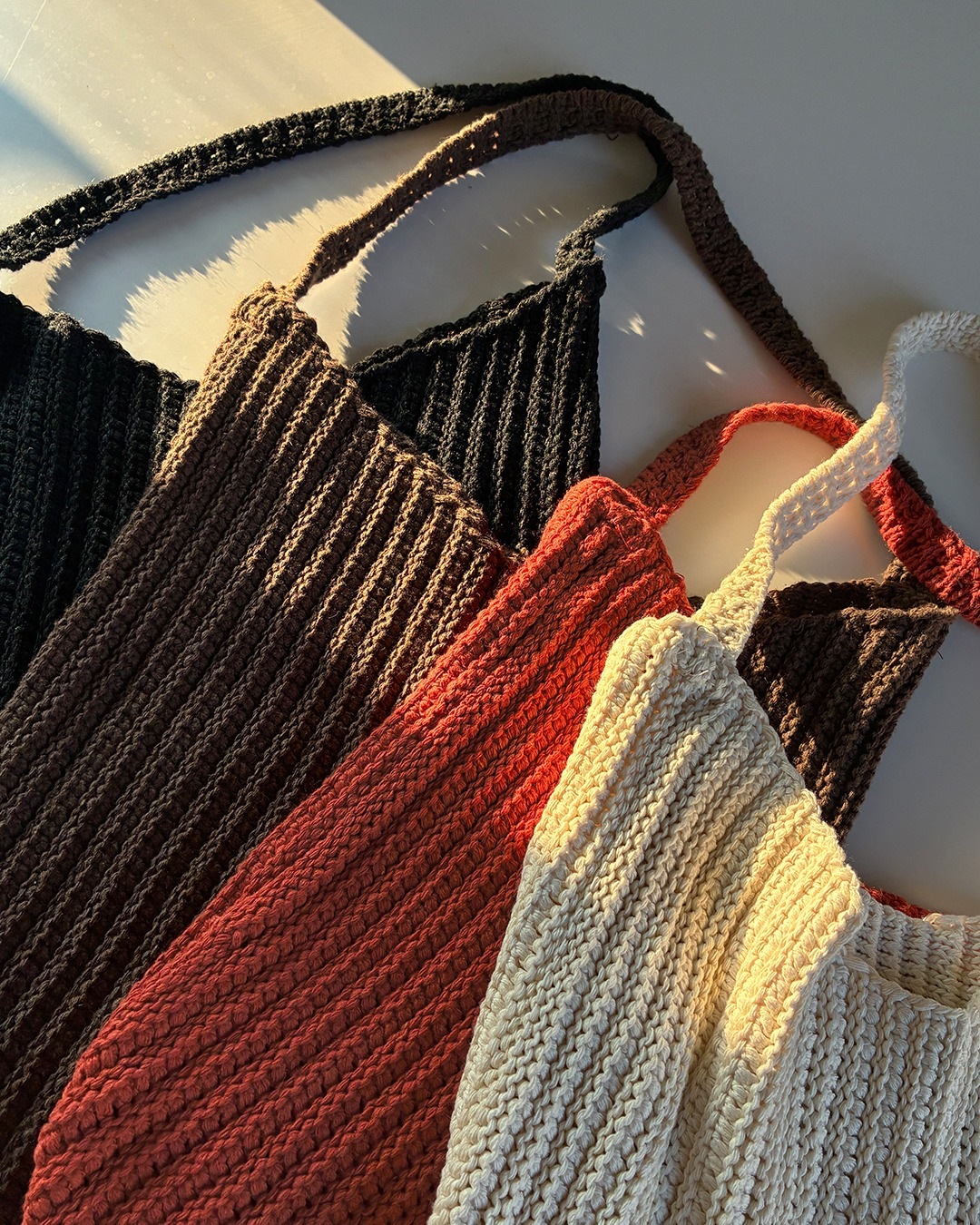 ミニングニットショルダーバッグ韓国ファッション レディース