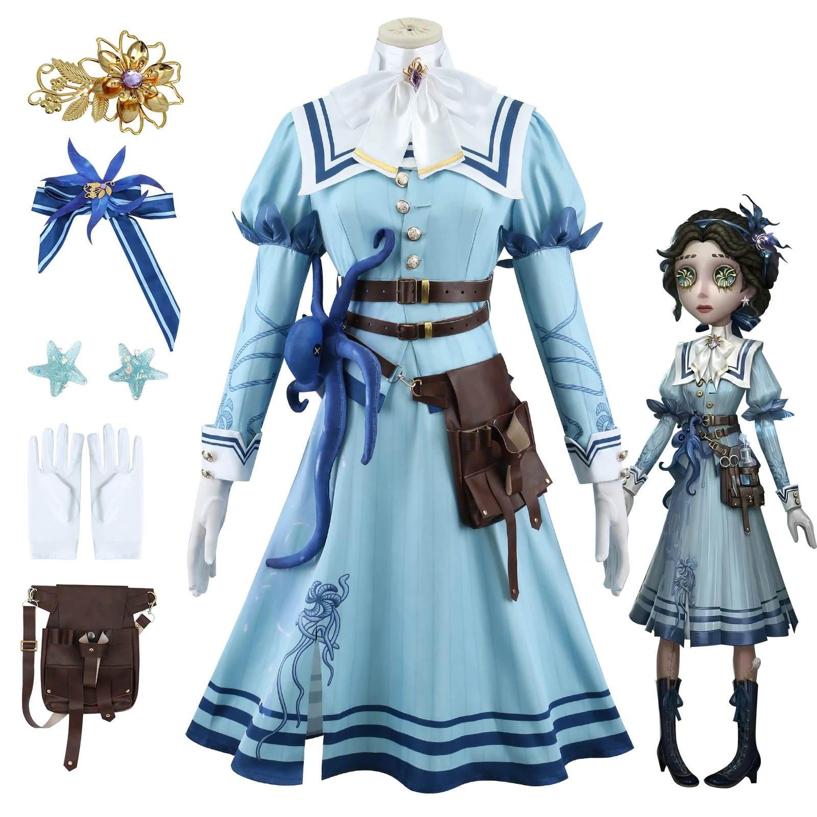 第五人格cos服医師永生花コスプレゲームアニメコスプレ衣装セット