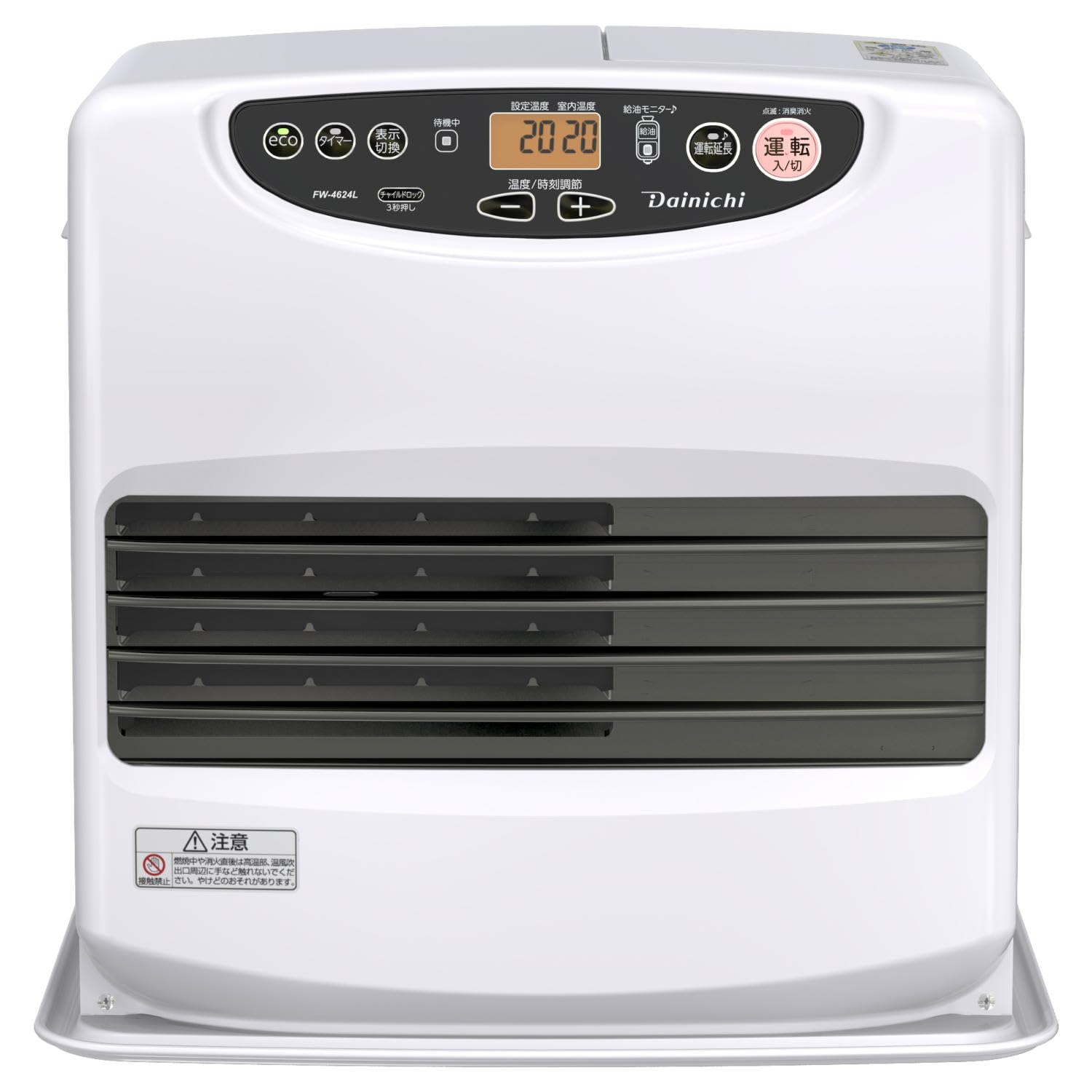 ダイニチ (Dainichi) 石油ファンヒーター (木造12畳まで/コンクリート16畳まで) Lタイプ ム－ンホワイト FW-4624L-W