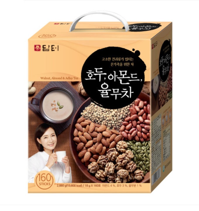 (18g x 160p) タムトハトムギ茶韓国茶クルミアーモンド穀物香ばしい栄養茶