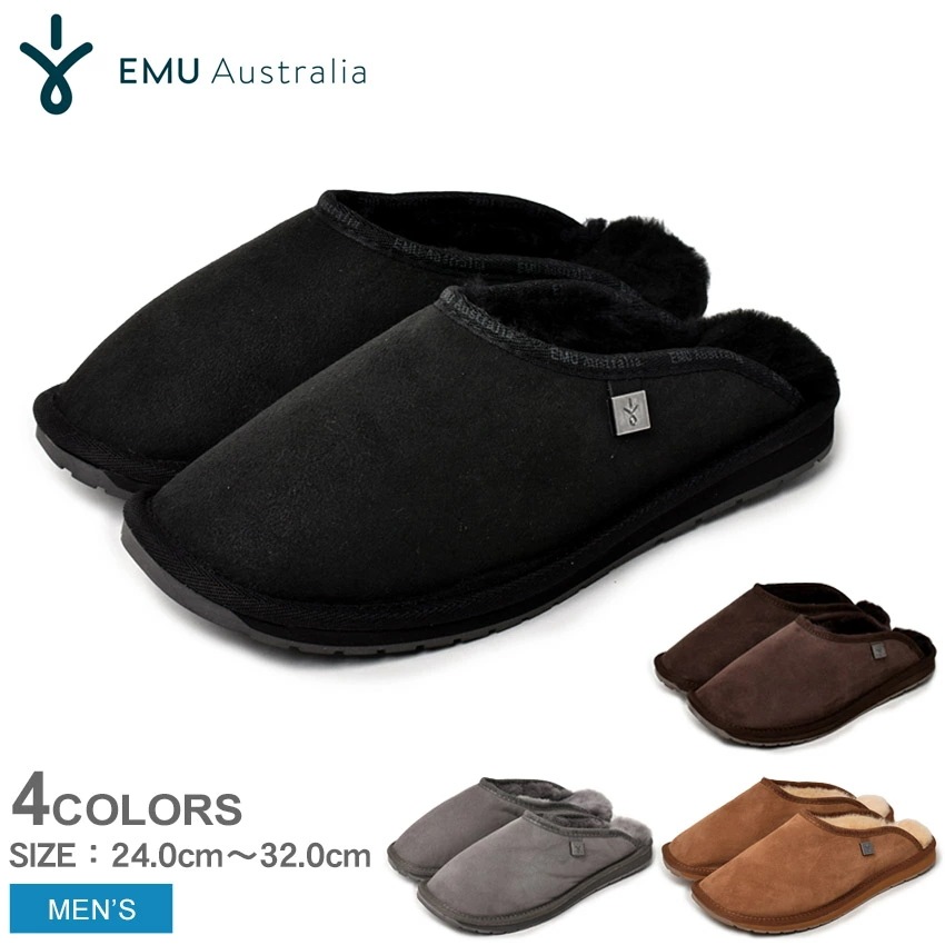 プラチナ エスペランス MP10528 メンズ 靴 シューズ スリッポン スリッパ ルームシューズ ブランド ロゴ おしゃれ 人気 ファー ムートン シープスキン 定番