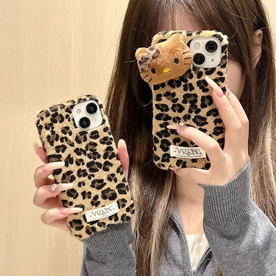 Qoo10] iphoneケース キティちゃん ヒョウ