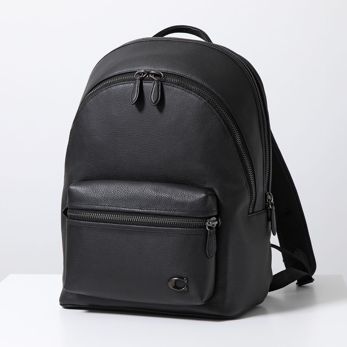 COACH コーチ バックパック チャーター CP161 メンズ レザー リュック 鞄 BLK/BLACK