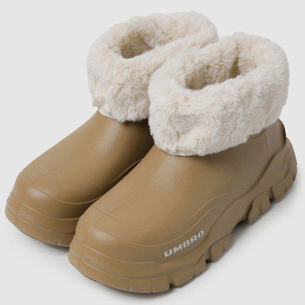 トフィー ブーツ ファー 防寒 ブーツ ベージュ UP423ETPO4