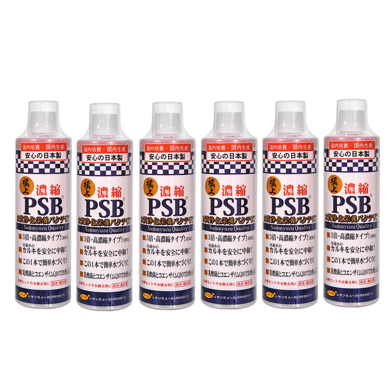 サンミューズ　極上　濃縮　ＰＳＢ　５００ｍｌ　X６本　国産　淡水・海水両用　カルキ抜き　アミノ酸　ビタミン入り　ＣＲＣ10―45―25―10―00