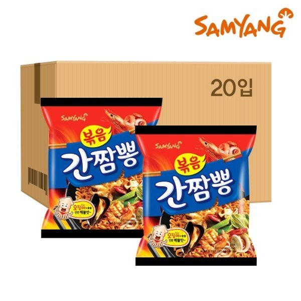全品送料0円 [サムヤン] 炒めカンチャンポン 5入りx4個 韓国麺類