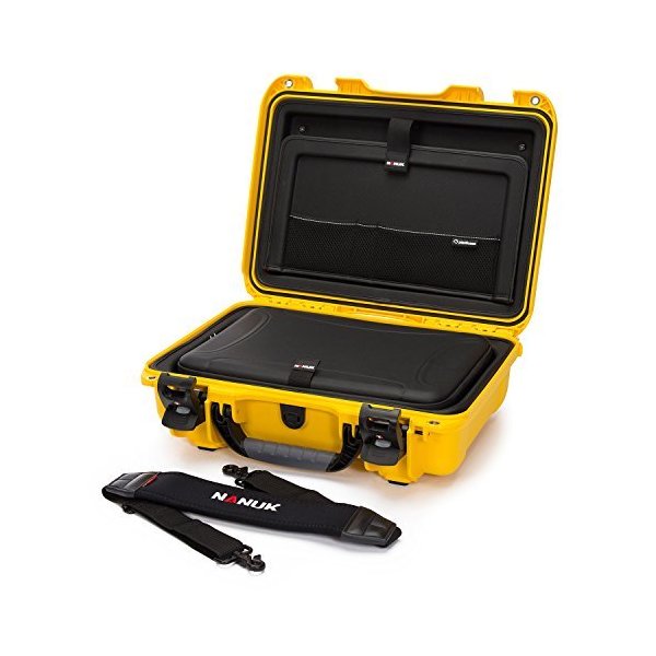 Nanuk 923 Hard Camera Case with Laptop Insert Kit， Yellow (923-LK04) 並行輸入品