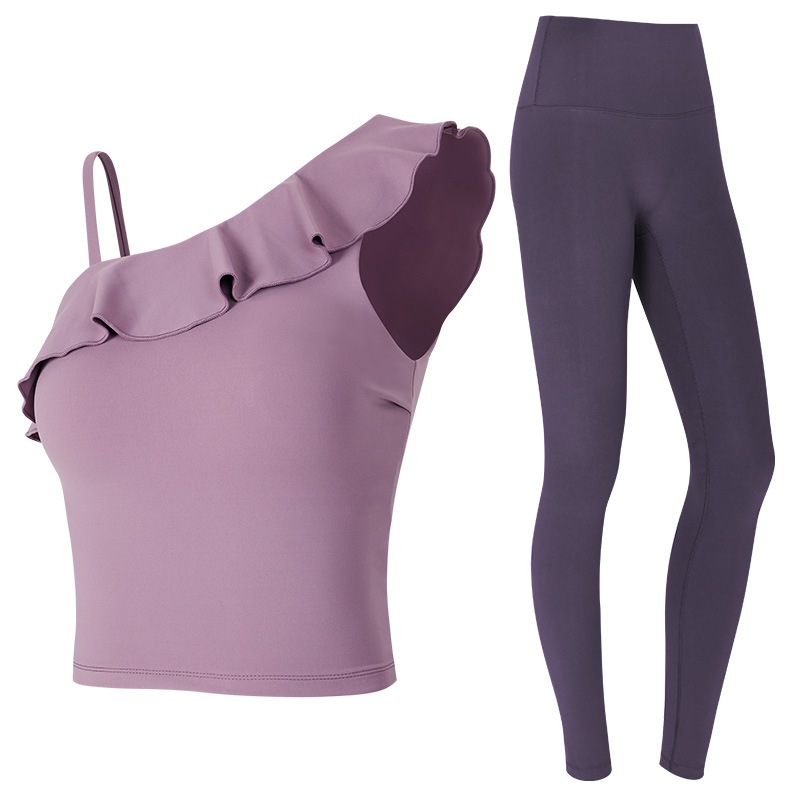 ヨガウェアセット インナパッド トレーニングウェア