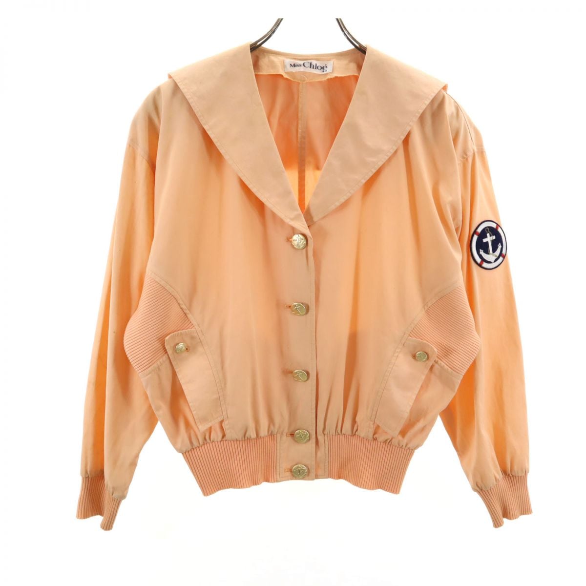ミスクロエ 日本製 コットン ジャケット 40 オレンジ系 miss chloe レディース