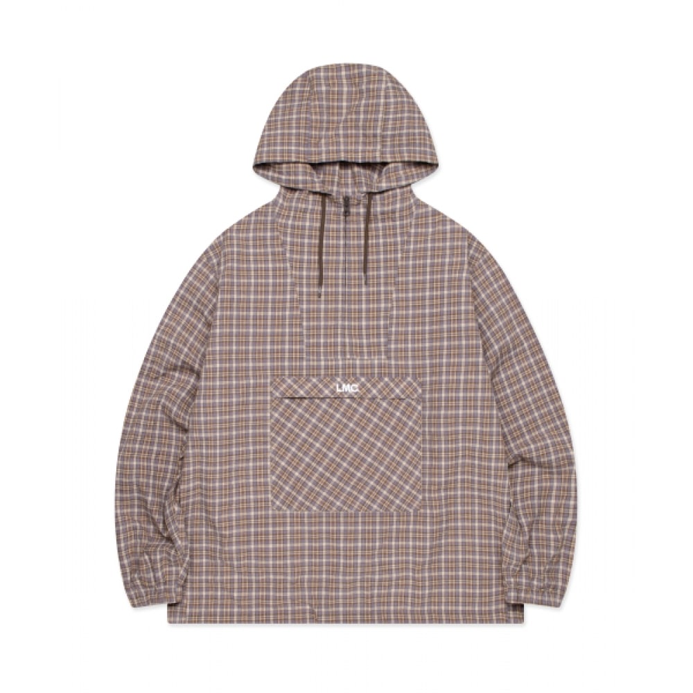 LMC OG チェックアノラックジャケットパープル