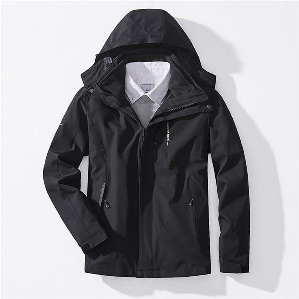 マウンテンパーカー ジャケット アウトドア メンズ フード 取り外し アウター ブルゾン マウンパー 撥水 防風 防水 コート 保温 登山