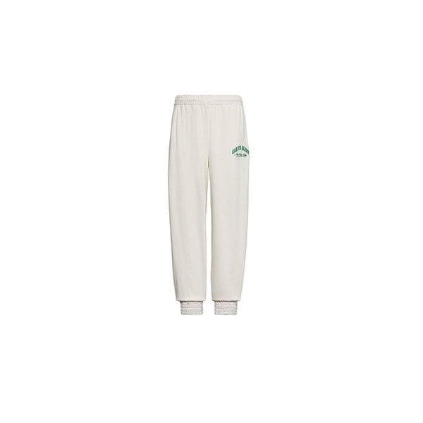 女性ロゴコットンジャージーGXジャージージョガー_QS7609YAS