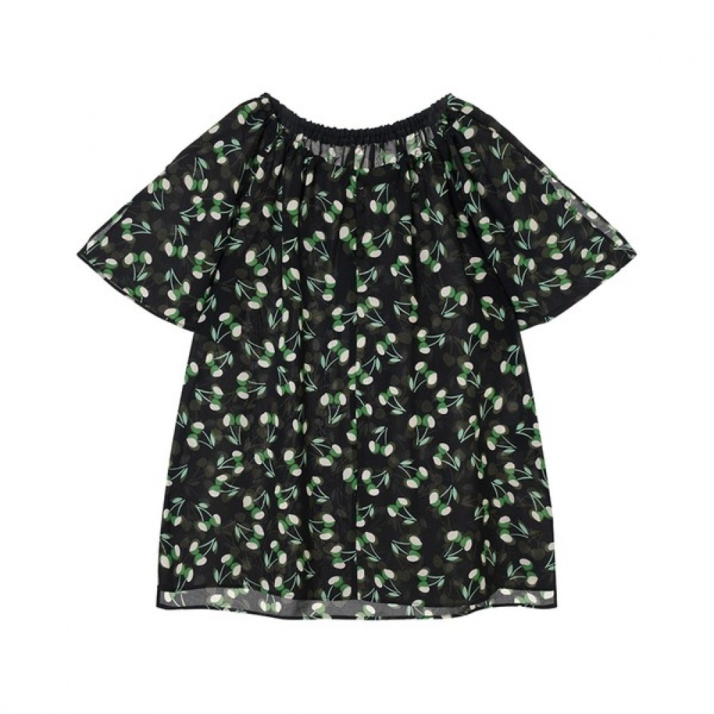 [アナルドバシーニ] (アナルドバシーニ) シャーリングシフォンブラウス (AX07BL22M)