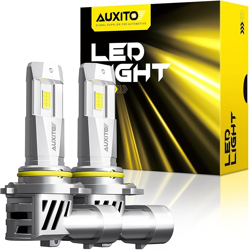 AUXITO HB3 LEDヘッドライト 車用 高輝度 LEDチップ搭載hb3 led ハイビーム用 爆光 6倍の明るさ 新基準車検対応 驚異の1:1純正ハロゲンサイズ登場 100％車種対応 31W*