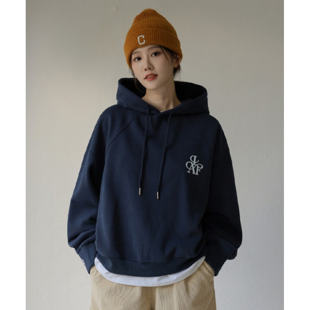 FRENCHCHIC (起毛バージョン追加済み) ベーシックフレンチロゴフード付き T シャツ