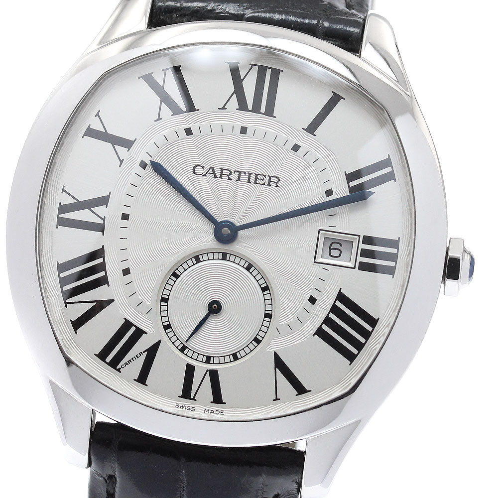 カルティエ CARTIER WSNM0015 ドライブ ドゥ カルティエ スモールセコンド 自動巻き メンズ 保証書付き_961938【中古】