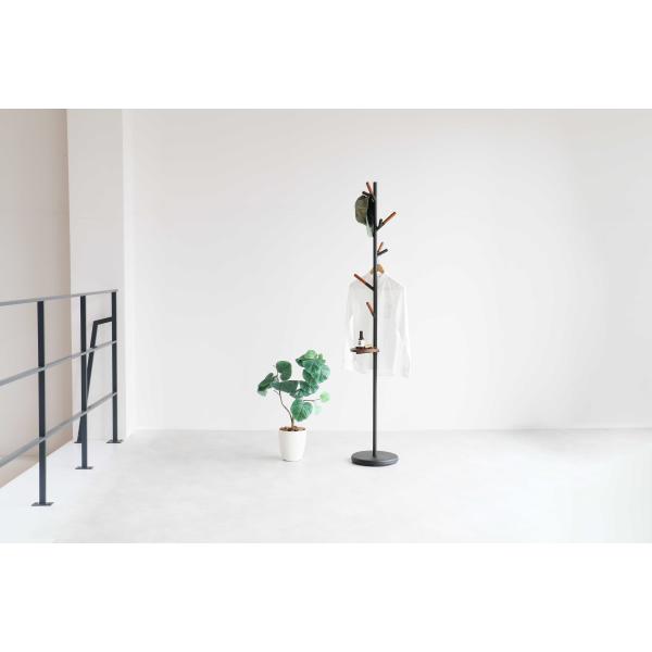 ポールハンガー 洋服掛け おしゃれ ナチュラルモダン 玄関収納 ハンガー ラック 棚 木製 レトロ