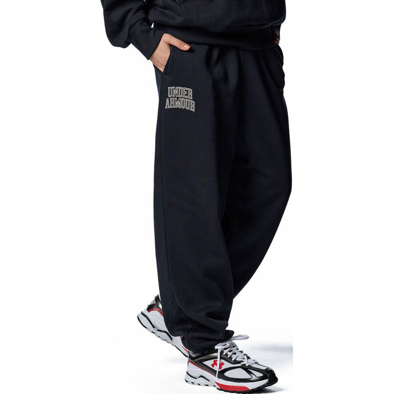UAライバルフリース カレッジ パンツ マルチスポーツ フリース＆ベロア (1388942-001)