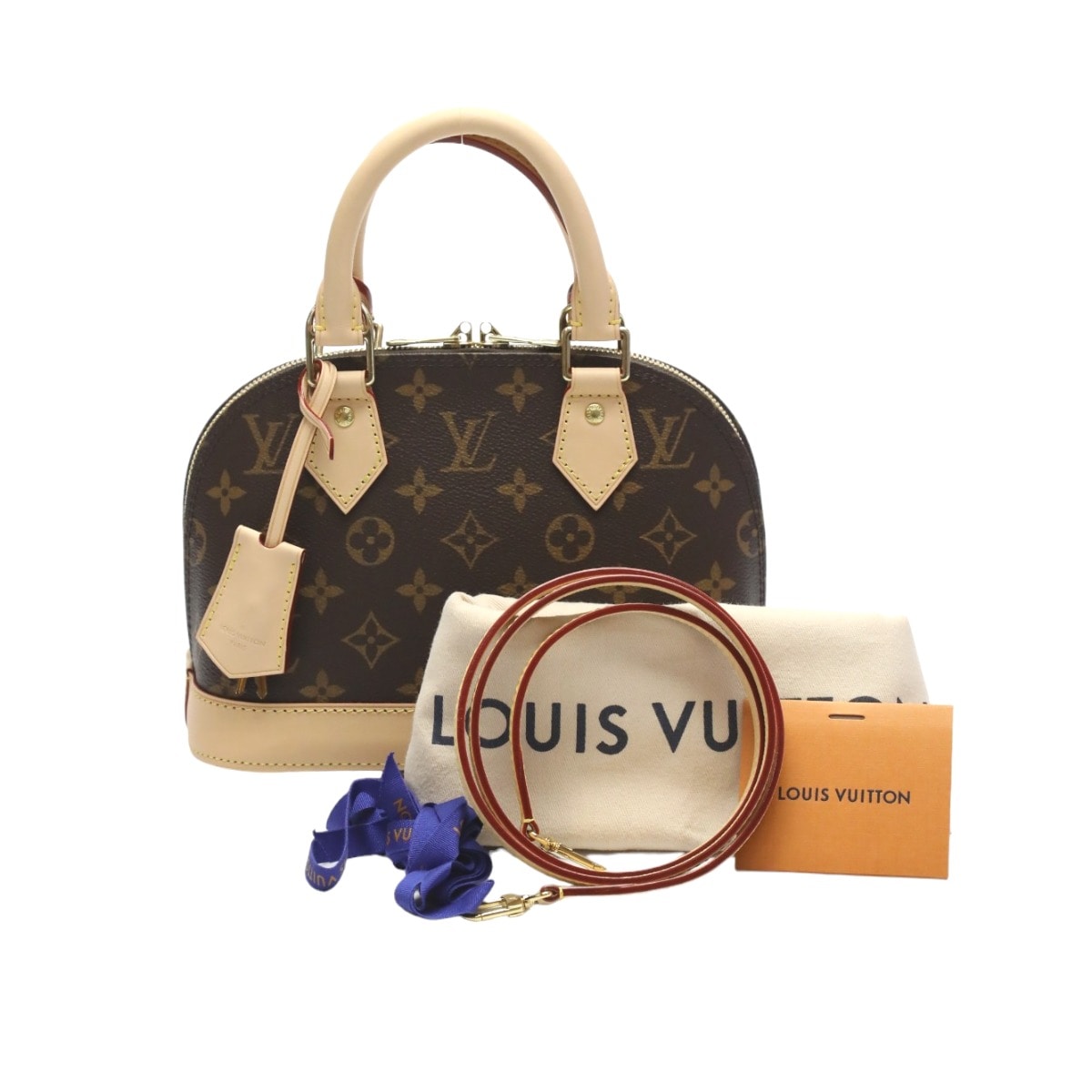Louis VuittonM53152 アルマBB モノグラム ハンドバッグ ブラウン