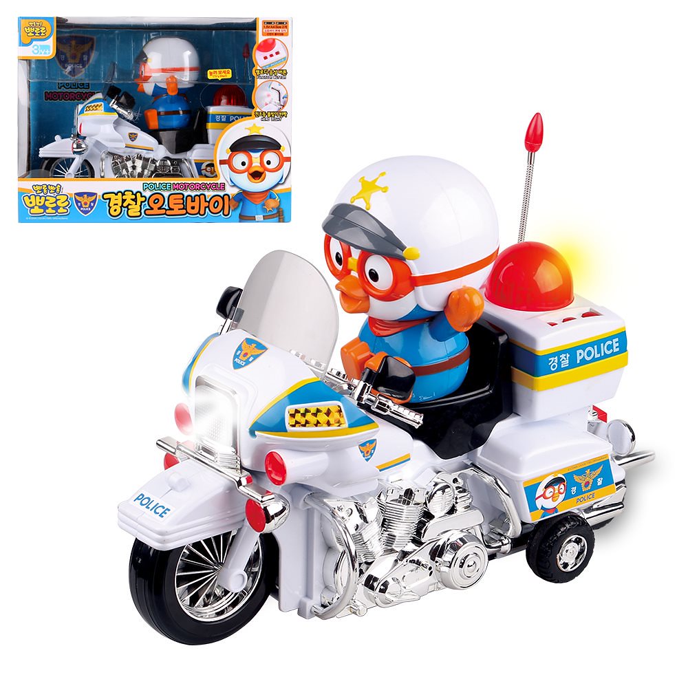 Qoo10] Pororo ポロロ 警察バイク 白バイ