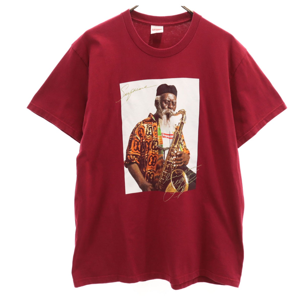 USA製 ファラオ サンダース 半袖 Tシャツ M ワインレッド系 メンズ 古着