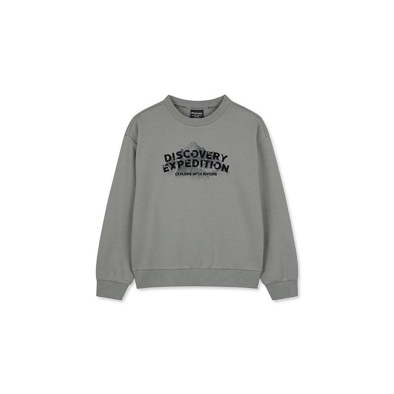 キッズグラフィックマンツーマン（GREY）_