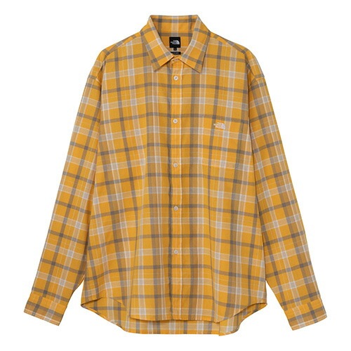 ロングスリーブフラッシュドライチェックシャツ アウトドア 長袖 ユニセックス NR12630-SG