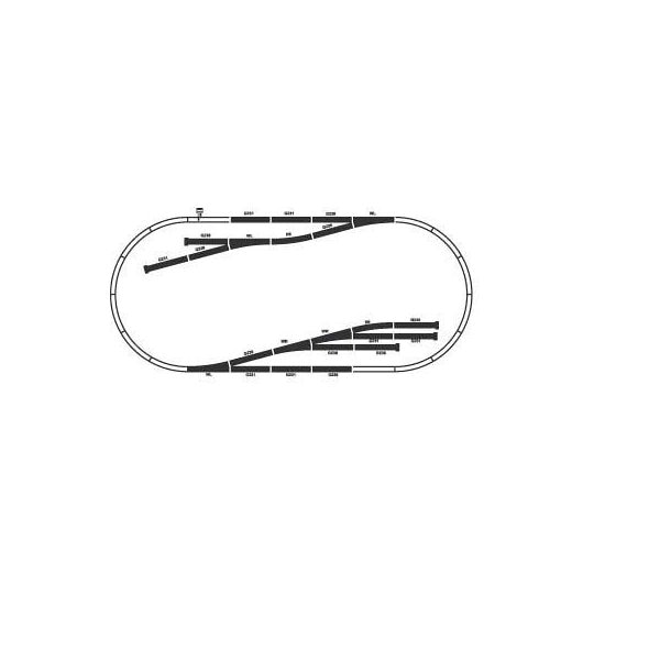Piko 55330H0 A-track Set D 並行輸入品
