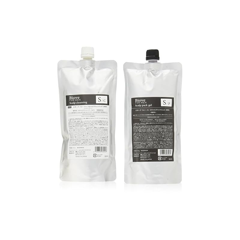 【3日以内発送】Biove FOR MEN　ビオーブ　フォー　メン　スキャルプクレンジング　450ｍｌ　＆　スキャルプパックジェル　450ｇ　セット