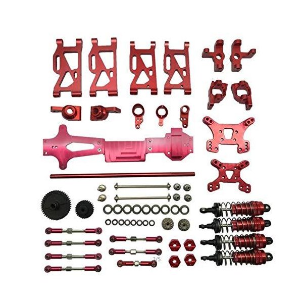 bobotron for WLtoys 1: 14 144001 RC Car Upgrade Spare Parts Swing Arm C Seat Combiner Steering Cup R