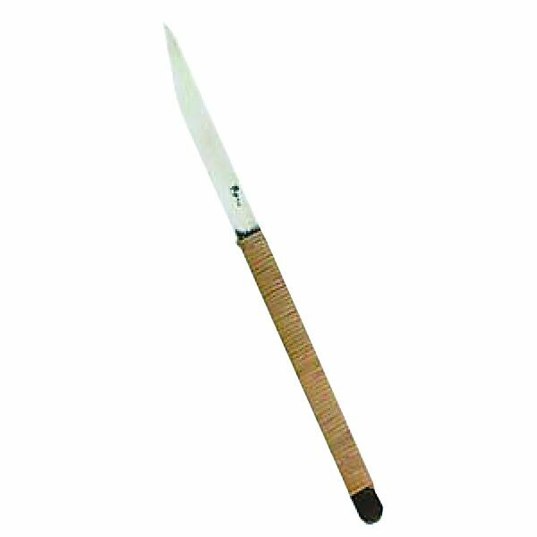 （まとめ買い）カンダ 料理細工小刀 籐巻 直刃 右用 [x3]